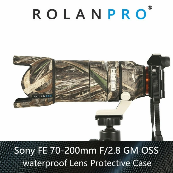 Линзы ROLANPRO камуфляжное пальто дождевик для Sony FE 70 200 мм f/2 8 GM OSS защитный чехол