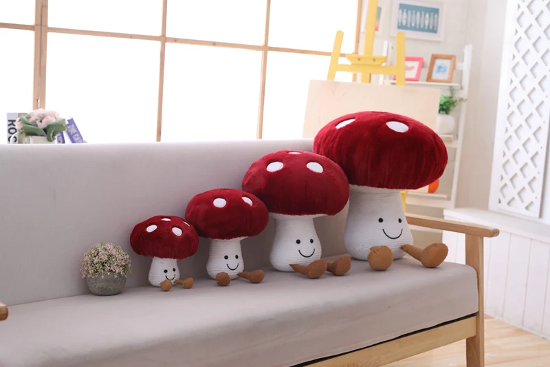 20-40 см милые авокадо гриб мороженое плюшевые игрушки Kawaii мультфильм фрукты овощи мягкие удобные Куклы Игрушки для девочек мальчиков