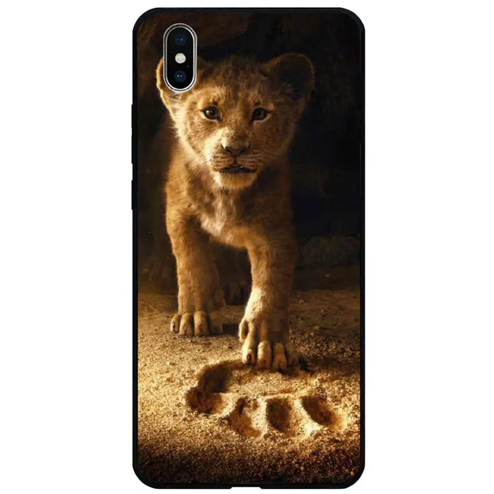 P0223F Милый мультяшный силиконовый чехол для iphone xr x xs max 8 plus 7 7plus 6 6s 11 pro max THE LI0N KING анти-осень мягкий чехол на заднюю панель телефона - Цвет: P0223F