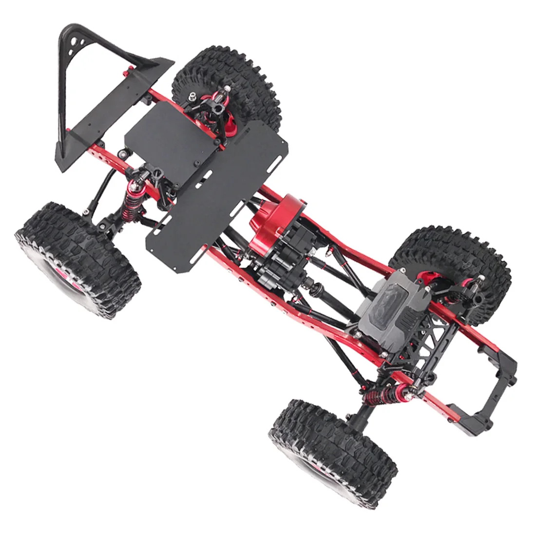 Upgrade Version 313mm Wheelbase Frame Chassis with Reverse Transmission Portal Axle for 1/10 AXIAL SCX10 RC Crawler Car | Игрушки и