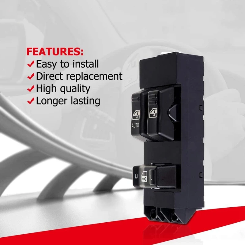 

New Master Power Window Switch Driver Side Left LH for Chevrolet Silverado Sierra 2000-2002 15054161