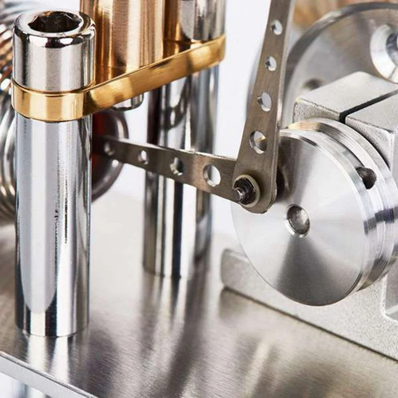 

Air Stirling Engine Motor Model Electricity Generator Balance Stirling Engine Science Experiment Kit Set Educational Toy