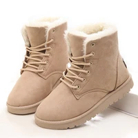 womens winter warm snow boots fashion faux suede ankle boots womens winter boots wholesale botas mujer plush womens shoes