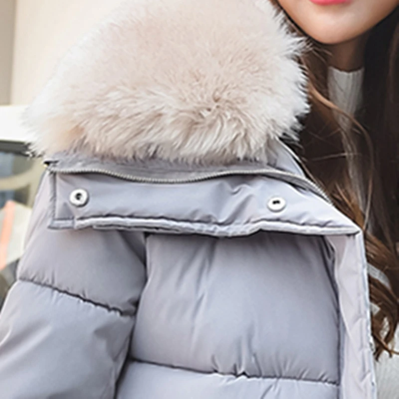 Куртка женская зимняя из искусственного меха с подкладкой хлопка короткая 2020 |