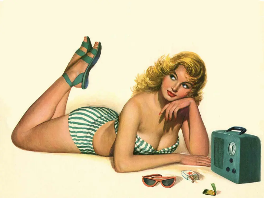 

GIRL Pin Up sexy /METAL TIN SIGN POSTER WALL PLAQUE