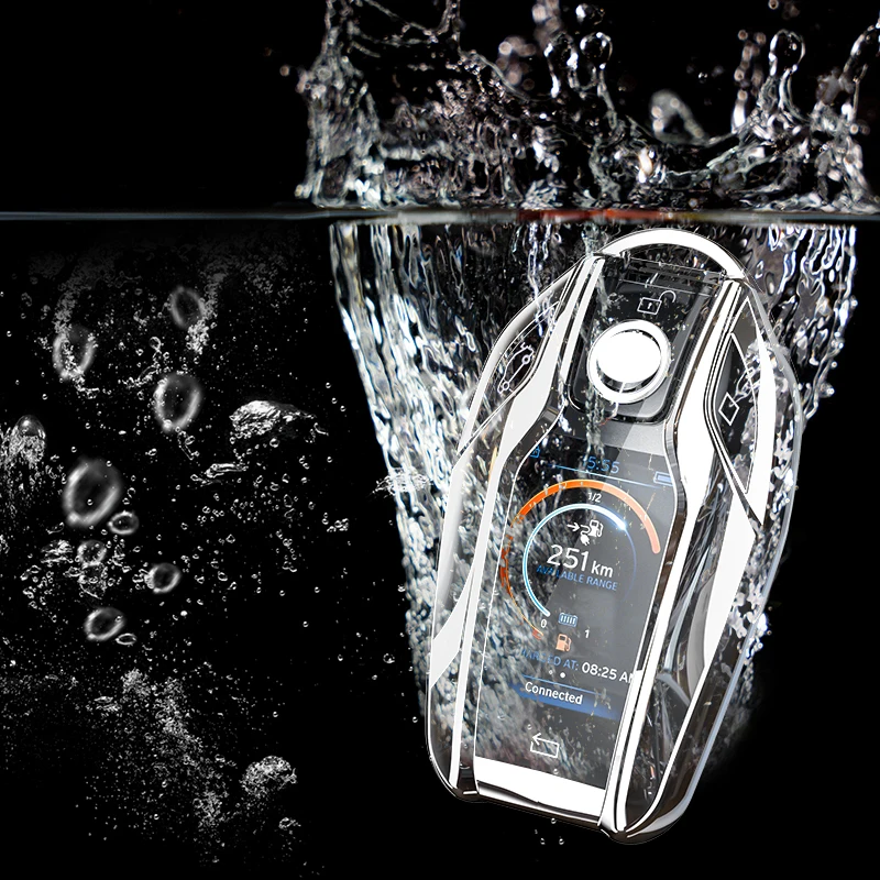 Чехол для автомобильного ключа из ТПУ чехол с полным покрытием BMW 5 6 7 серии G11 G12 G30