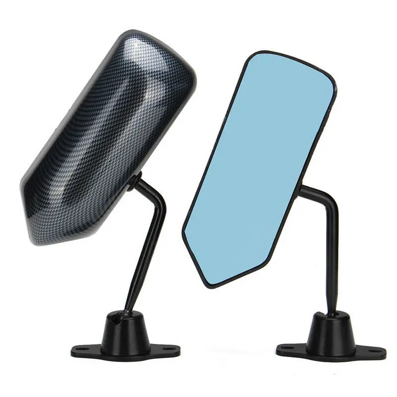 Black Glossy Race Small Mirrors F1 Type Kit Side Wing Pair RH+LH | Автомобили и мотоциклы