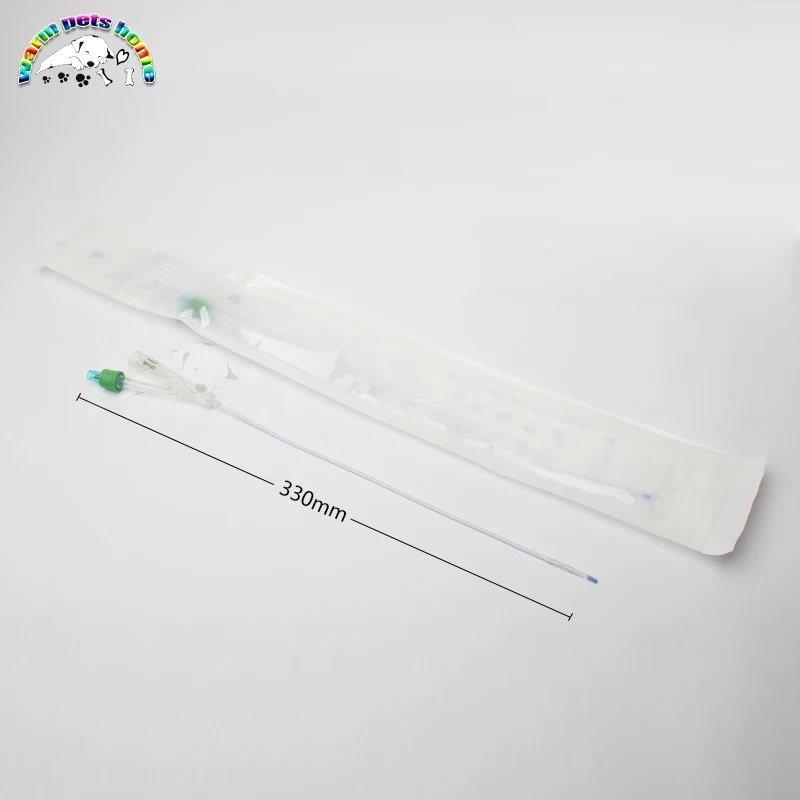 Двусторонние катетеры для собак Foley двусторонний силиконовый мочевой катетер с