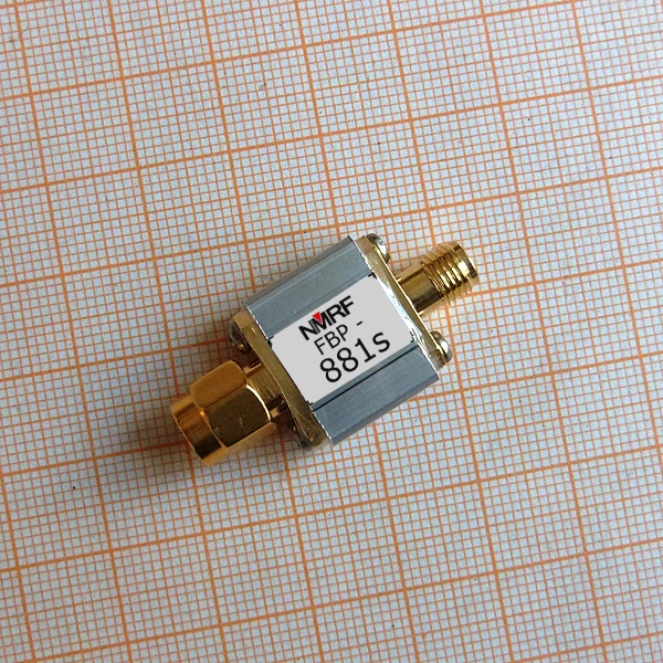 881 (868 895) МГц GSM900 специальный светополосный фильтр 27 полоса пропускания интерфейс