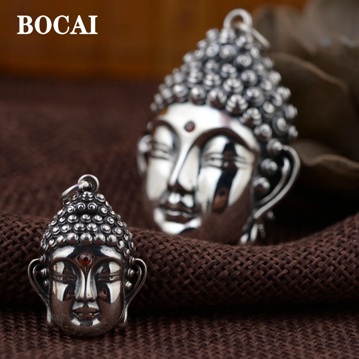 

BOCAI 2022 новые ювелирные изделия из чистого серебра S925, антикварный стиль, подарок для пар, счастливая фотография для мужчин и женщин