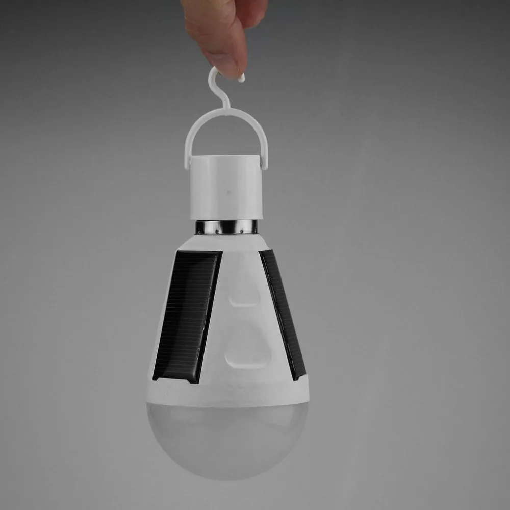 Светодиодный светильник на солнечной панели аварийный E27 переносная наружная