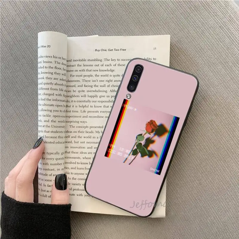 

flower Art rose daisy Phone Case For Samsung galaxy S 7 8 9 10 20 edge A 6 10 20 30 50 51 70 note 10 plus Soft Silicone Funda