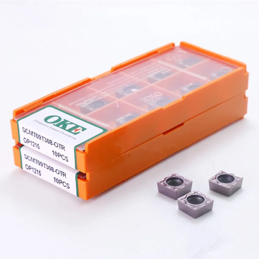 

OKE SCMT09T304-OTR OP1215/SCMT09T308-OTR OP1215/SCMT09T304-OTM OC2025/SCMT09T308-OTM OC2025 CNC carbide inserts 10PCS/BOX