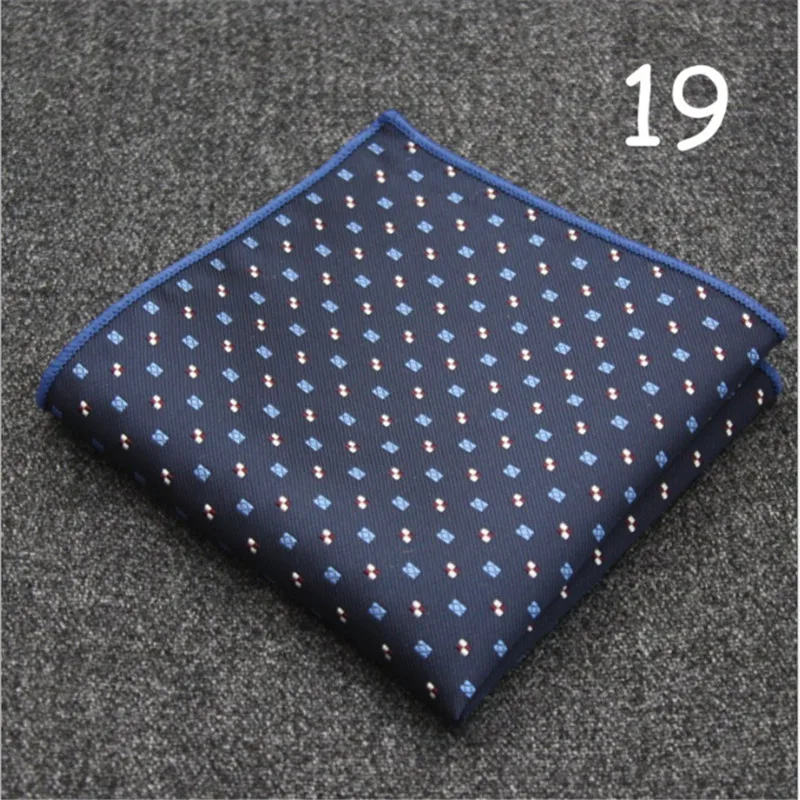 Роскошные Для мужчин носового платка с узором в горошек полосатый цветочным