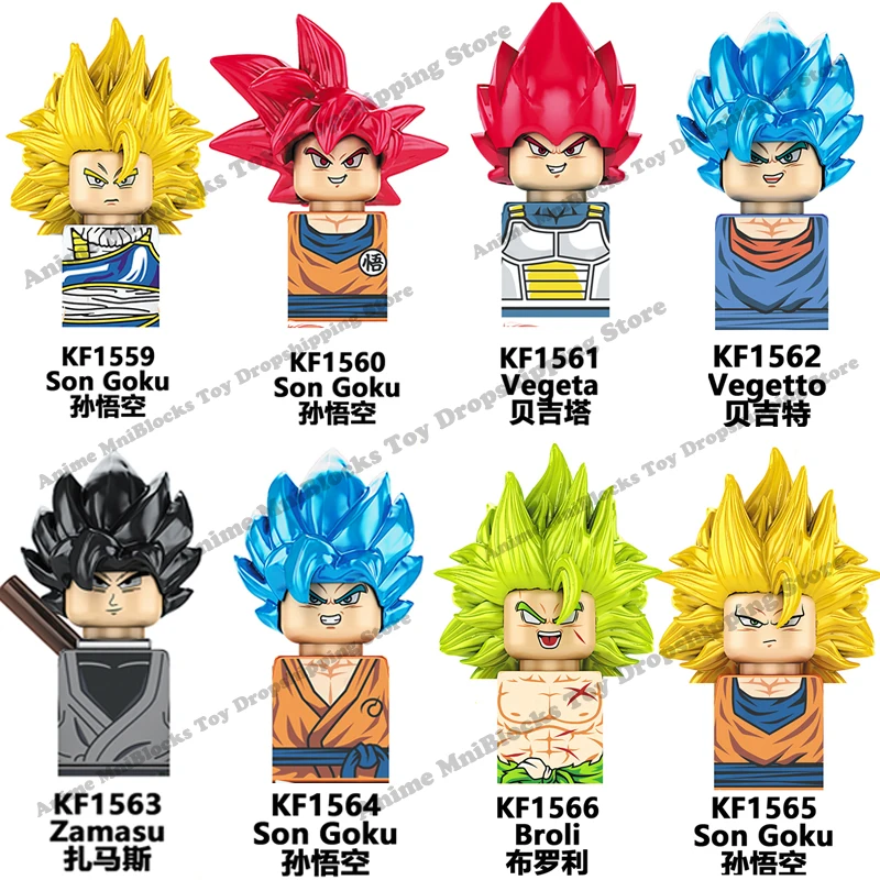 KF6142 Одиночная распродажа строительных блоков Dragon Ball Z мини-Аниме мультяшная
