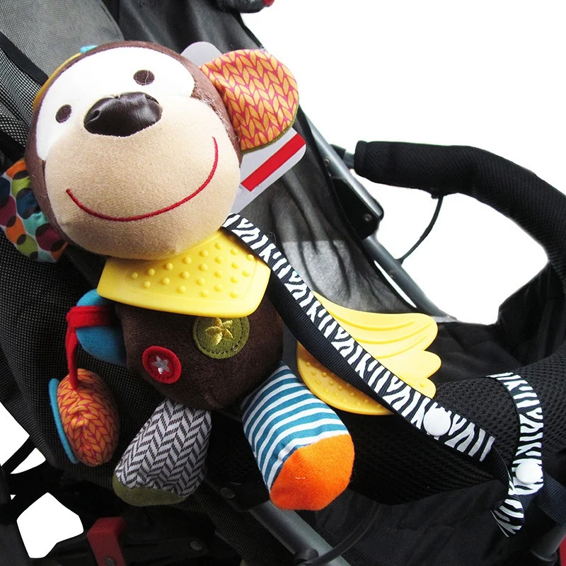 Baby Stroller Pacifier Chain Kids Toys Teether Pacifier Anti-Drop Hang Rope Nipple Holder Strap Fastening Pacifier Clips Leash S