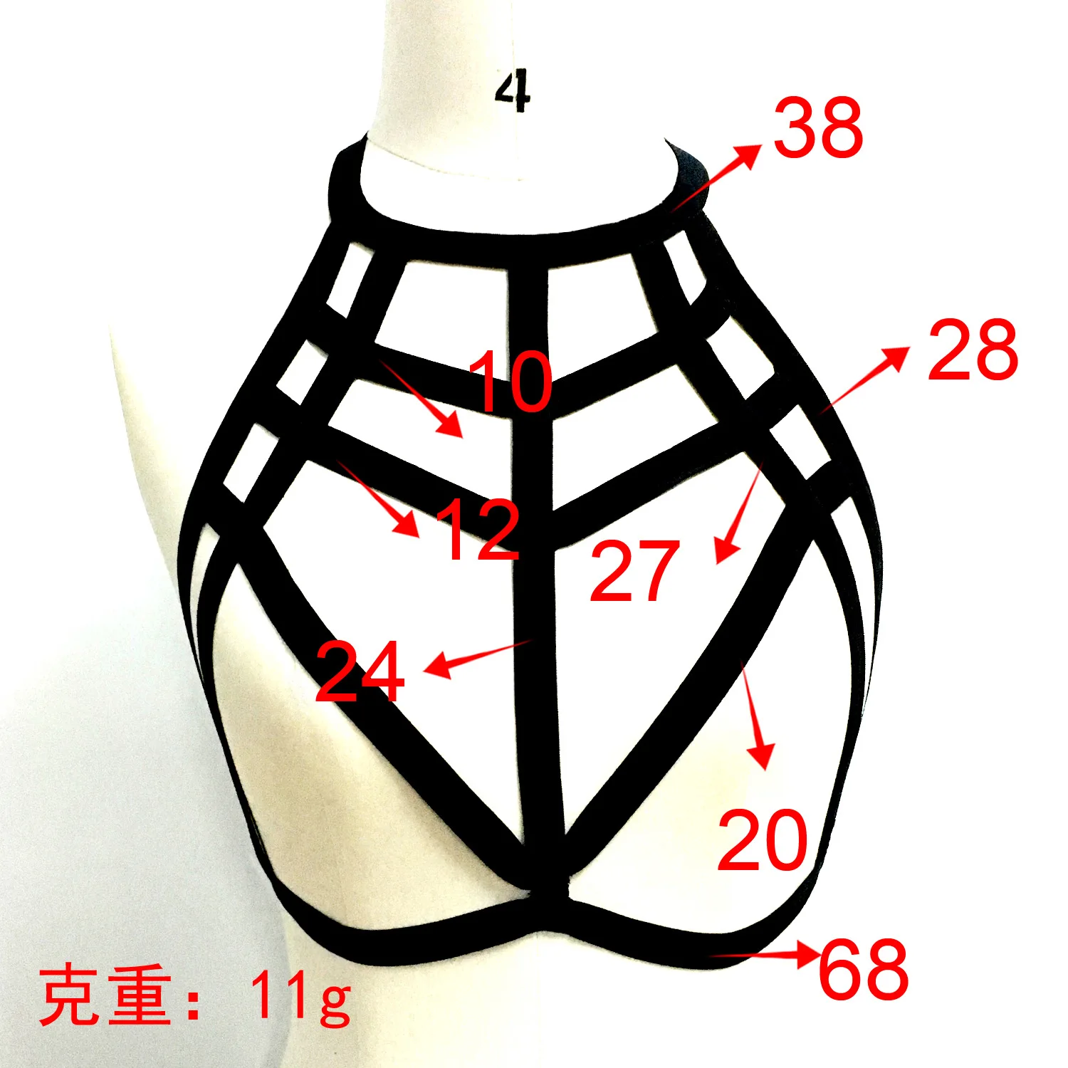 B0006 Women Clothes AAll-match Bandage Underwear Top Fashion Sexy inside Elastic Band Bra