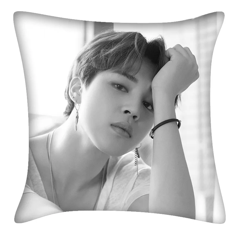 KPOP Bangtan мальчики календарь плакат фото Подушка Наволочка карта душа Persona двухсторонняя подушка JUNG KOOK 40*40 см H97
