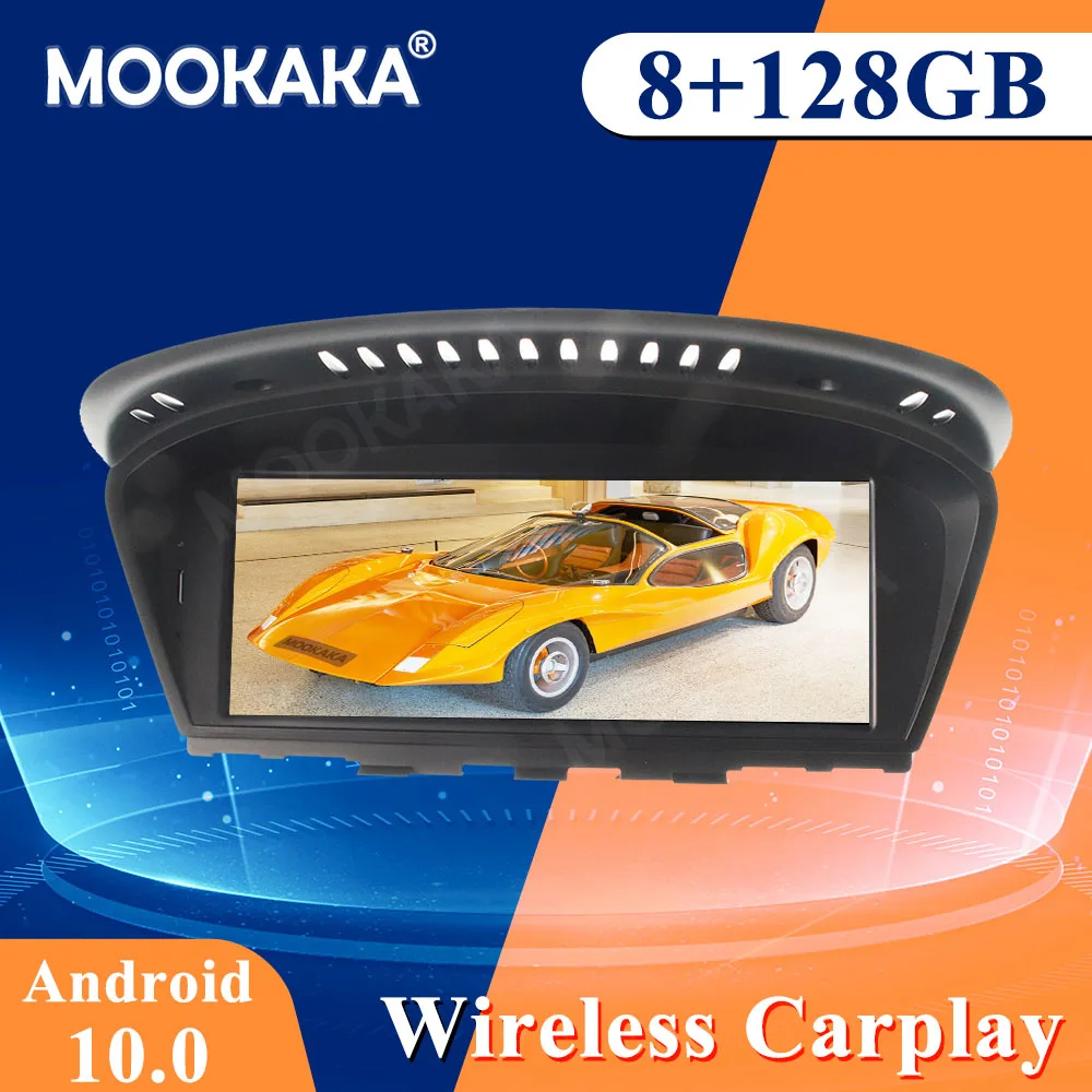 

For BMW X5 E60 2005-2010 CCC CIC Ca Android10 8+128G Multimedia Player Head Unit Auto Stereo GPS Navigation Radio Tape Recorder