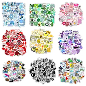 Чехол-наклейка в виде аниме для ноутбука, автомобиля, скейтборда, мотоцикла, девушки, 50 шт., F5