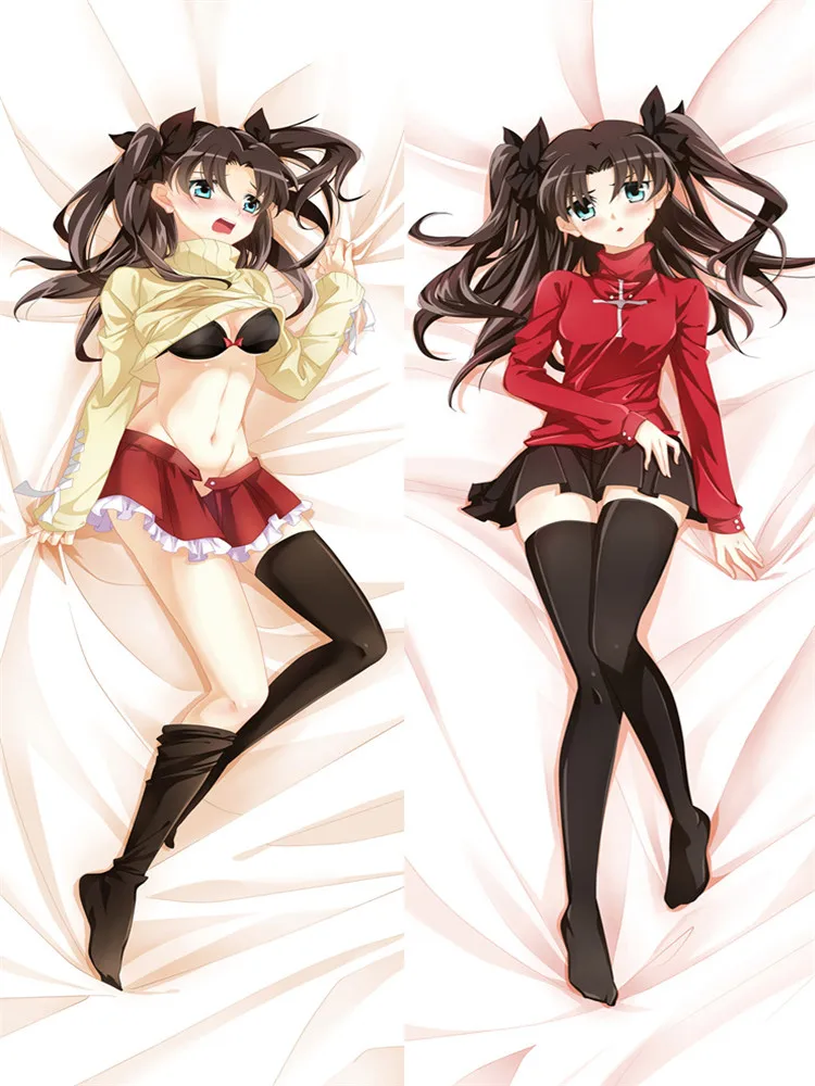 

Fate/stay night Dakimakura Anime Pillow Cover Case Sexy Girl Tohsaka Rin Cosplay Hugging Body Pillowcase Double-sided Print