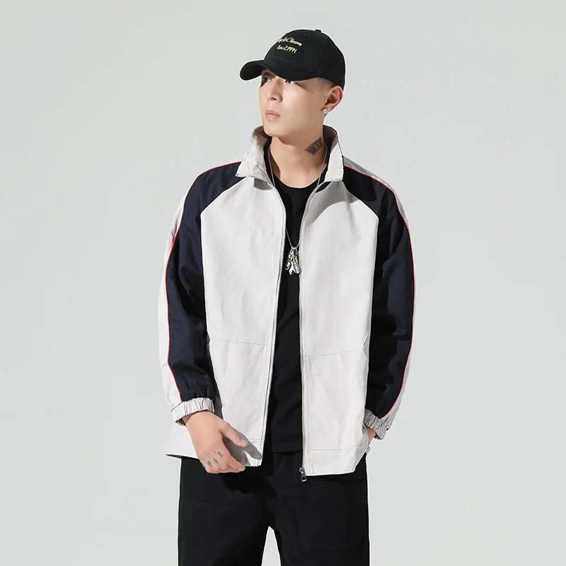 

Mens Fashion Jackets & Coats Men's Windbreaker Bomber Jacket Nice Autumn Men Black Casual Streetwear Student jacket S-3XL