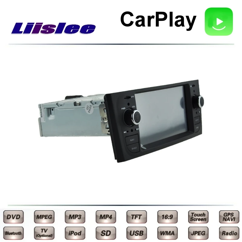 Для Fiat Linea 2007 ~ 2015 LiisLee Автомобильный мультимедийный телевизор DVD GPS Радио Carplay
