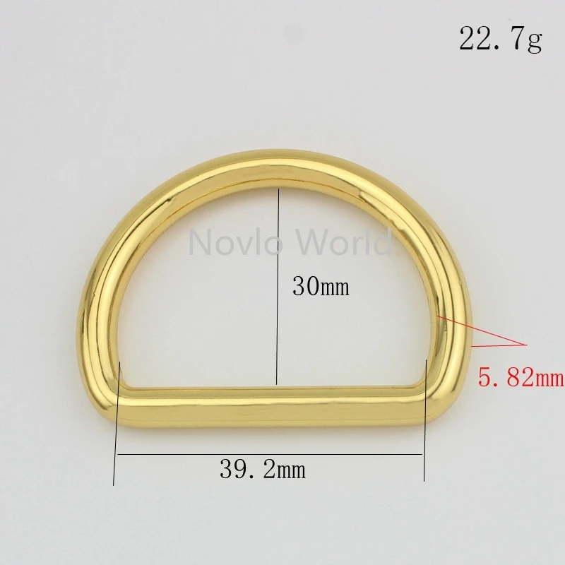 Мир Nolvo 5 20 39 2 шт. 4 цвета внутренние 1/2*30 мм 1 дюйма металлическое D образное кольцо