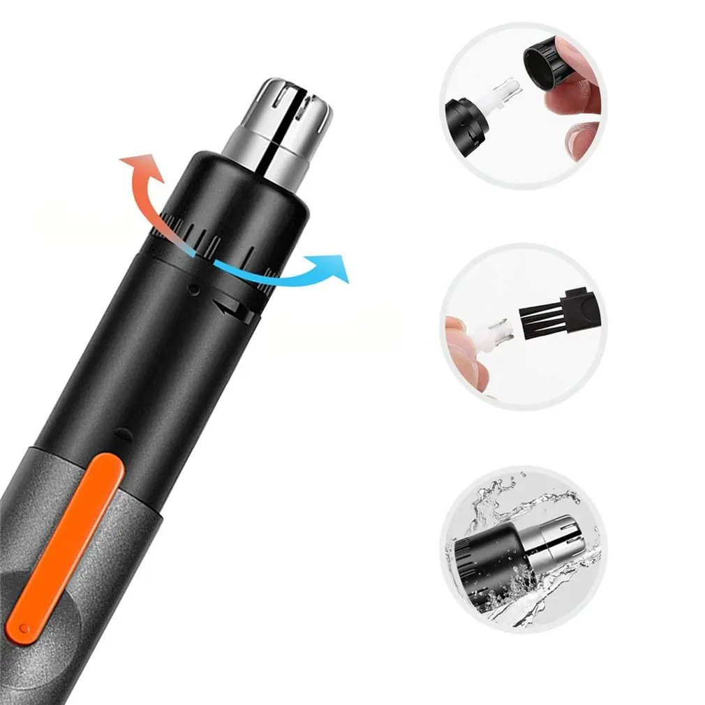 

Nose Hair Trimmer Eyebrow and Facial Hair Trimmer for Men and Women USB Charging Portable Electric Nose Hair Trimmer USB power