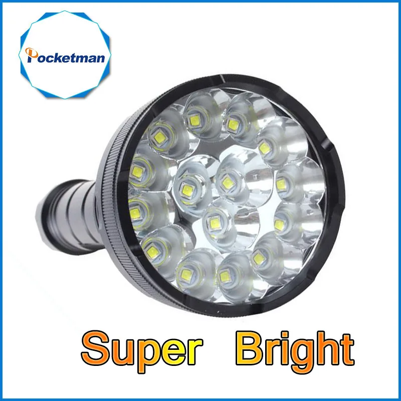Мощный светодиодный фонарик фонарь 15x1 водонепроницаемый супер яркий | Лампы и