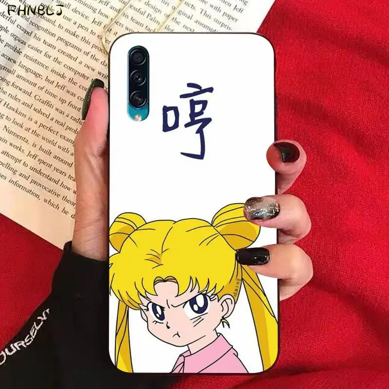 

FHNBLJ Sailor Moon Customer High Quality Phone Case for Samsung A10 20s 71 51 10 s 20 30 40 50 70 80 91 A30s 11 31