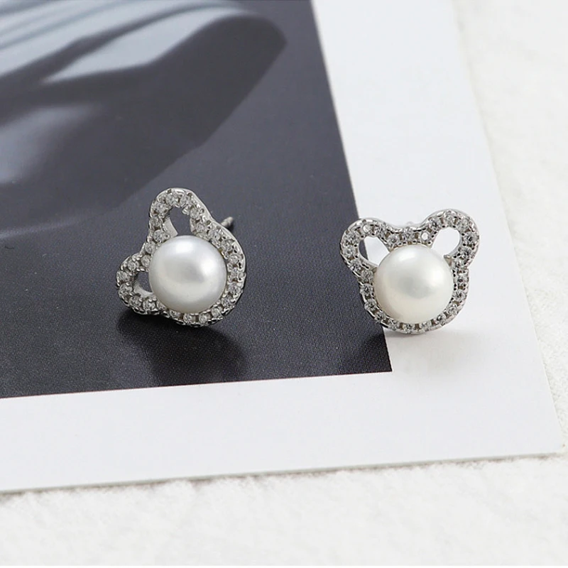 Женский жемчужный костюм из серебра 925 пробы сделай сам ручная работа подвеска