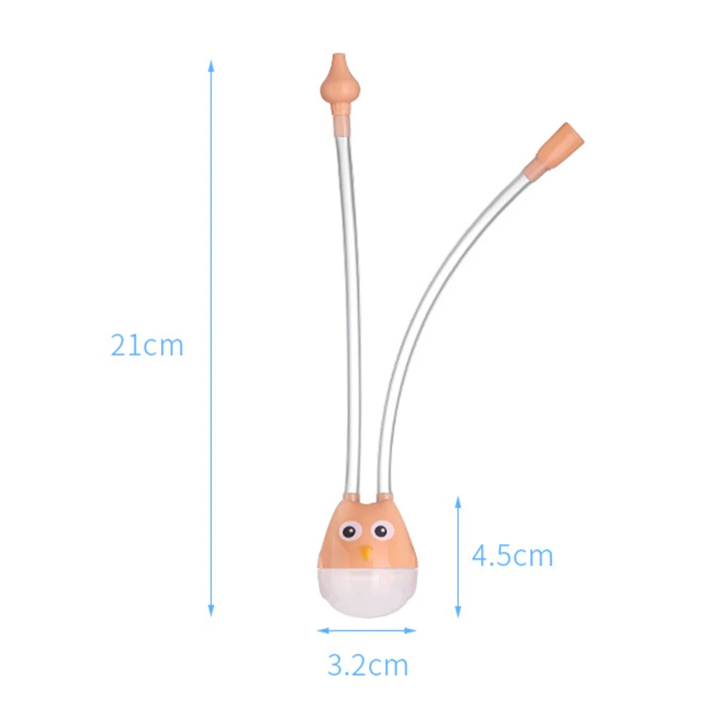 

Neonatal Baby Nasal Aspirator Cleaner Baby Safe Hygienic Cold Nose Cleaner Silicone Baby Nasal Aspirator Cartoons Mouth Suction