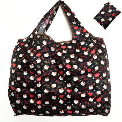 10 шт. мультфильм KT Melody Две звезды Минни нейлон портативный складной Дорожная сумка для хранения Органайзер - Цвет: cartoon 11 only