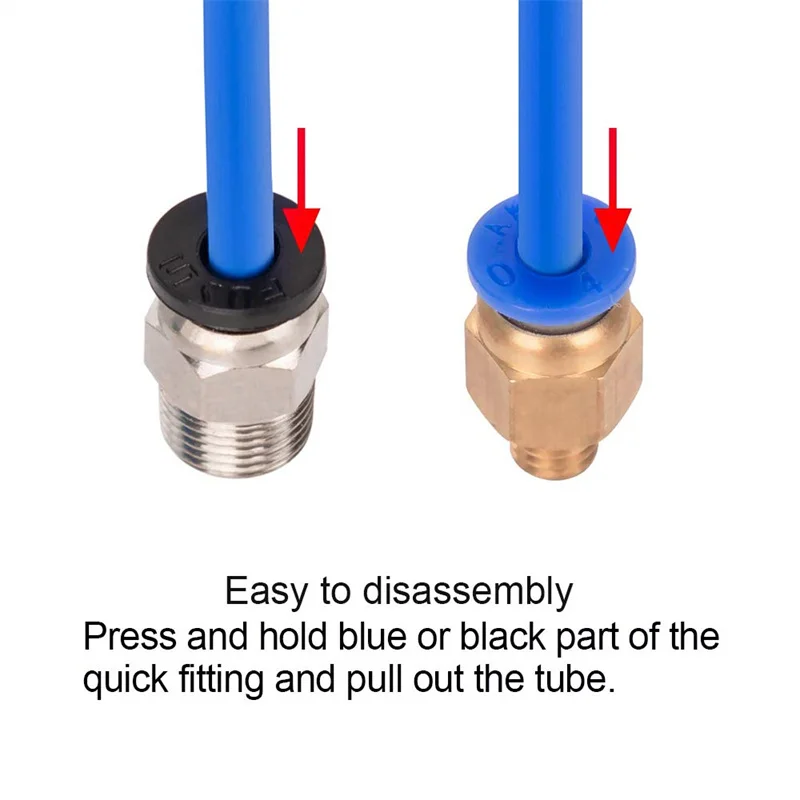 Новый PC4-M6 пневматические установки и 5 шт. PC4-M10 Пневматический фитинг для Creality Ender