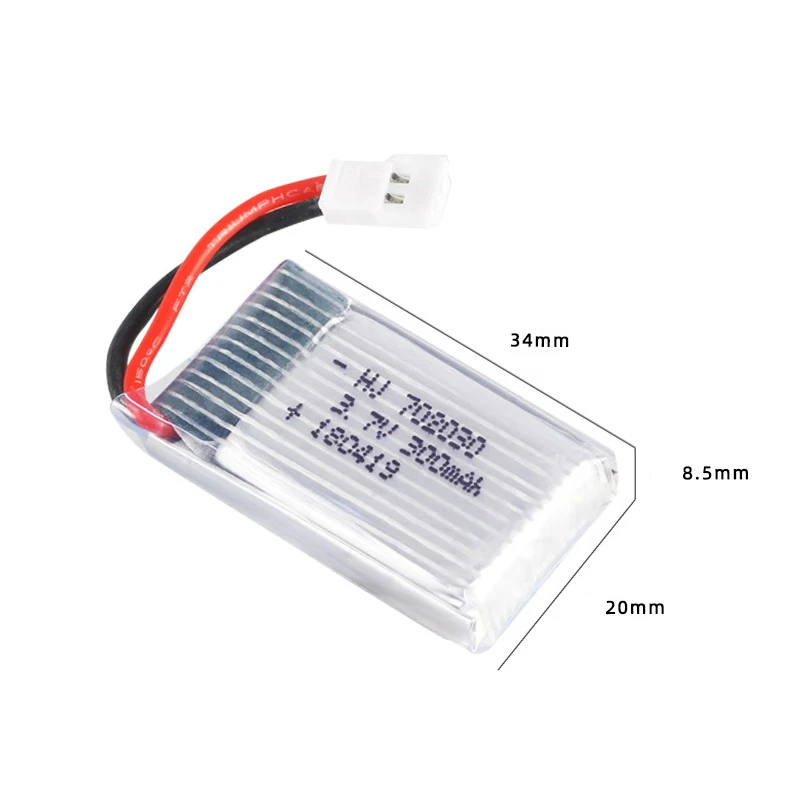 Аккумулятор Lipo 3 7 в 300 мАч для Udi U816 U830 F180 E55 FQ777 FQ17W Hubsan H107 Syma X11C FY530 | Электроника