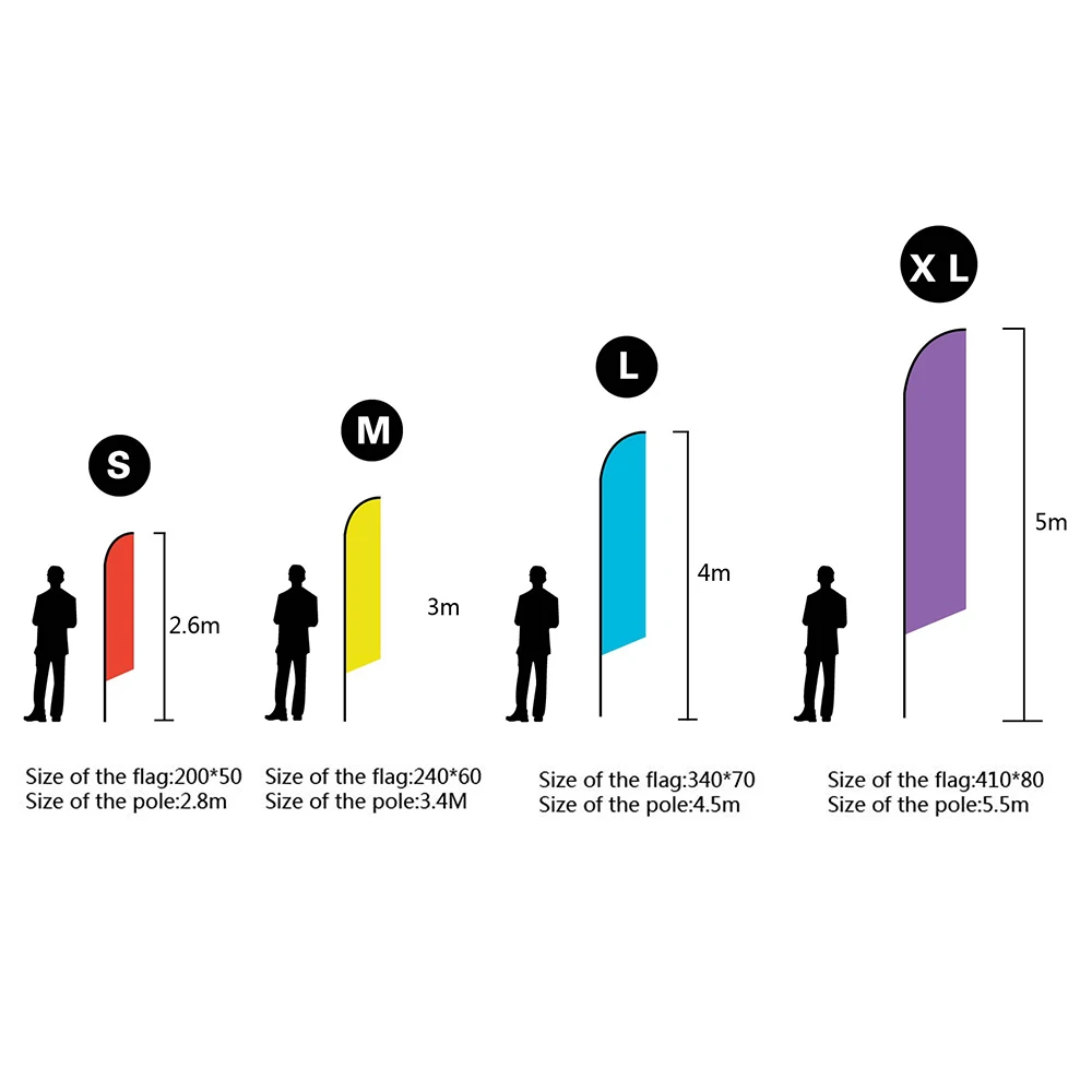 Рекламный флаг для кексов перьевой рекламный баннер Besch Swoper без стержней и