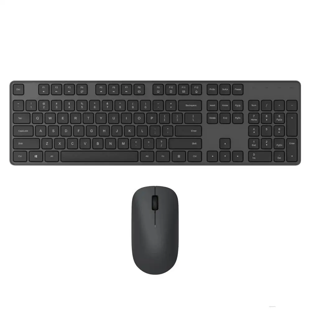 

Xiaomi Wireless Keyboard & Mouse Set 2.4GHz Portable Multimedia Mi Mouse Keyboard Combo Notebook Laptop For Office Home