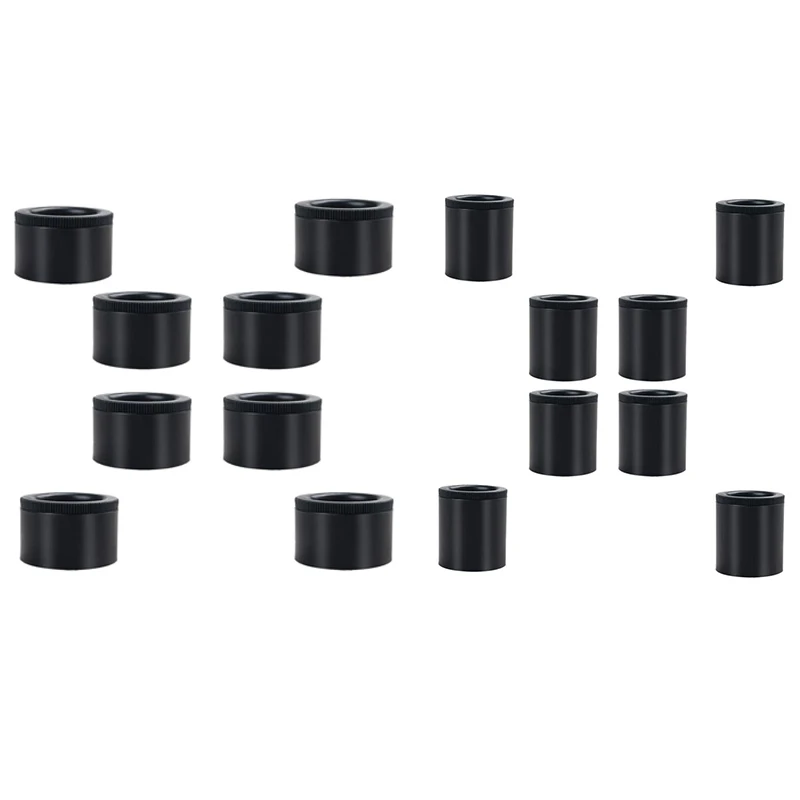 

8Pcs Furniture Pads Adjustable Cabinet Door Pads Couch Feet Leg Protectors Non- Slip Bookcase Accessories Black