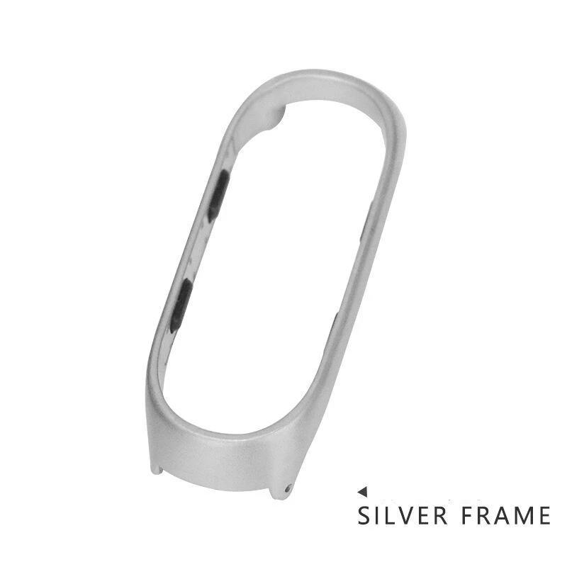 Silver frame Mi Группа 4 класса люкс нейлон Ультратонкий Металл браслет ремешок Ремешок для наручных часов для Xiaomi mi band 3/4 Спортивная парусиновая красочные полосы - Цвет: Silver frame