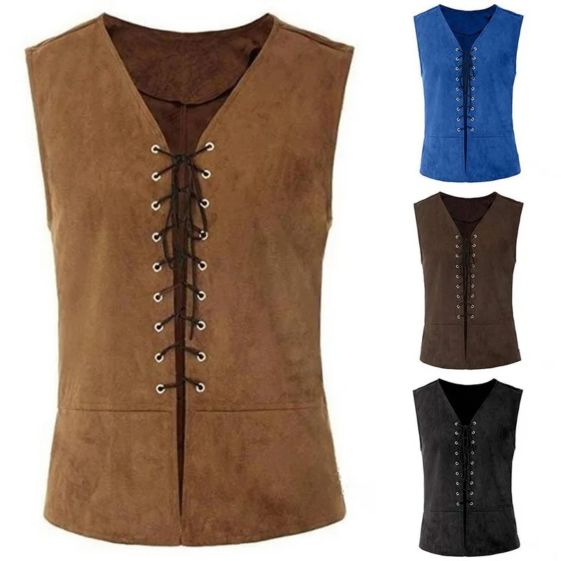 Vertvie замшевая жилетка для мужчин отдыха облегающий костюм с жилетом осенние