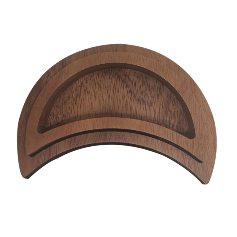 

2 шт., поднос для кристаллов, из ореховой древесины