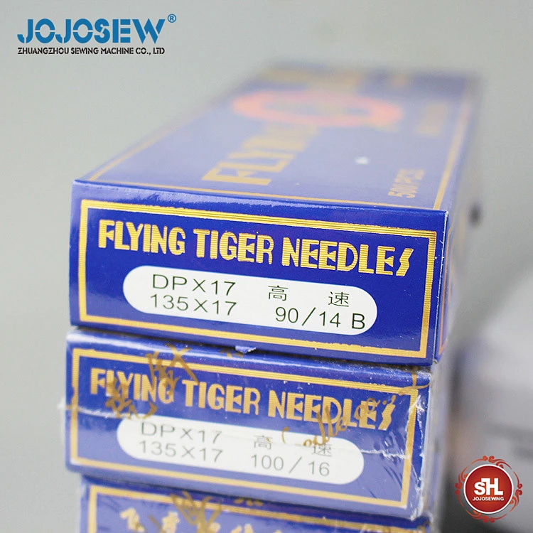 DPX17 FLYING TIGER 100 шт./лот брендовые иглы 135x17 NM140/22 для промышленной швейной машины Bartack