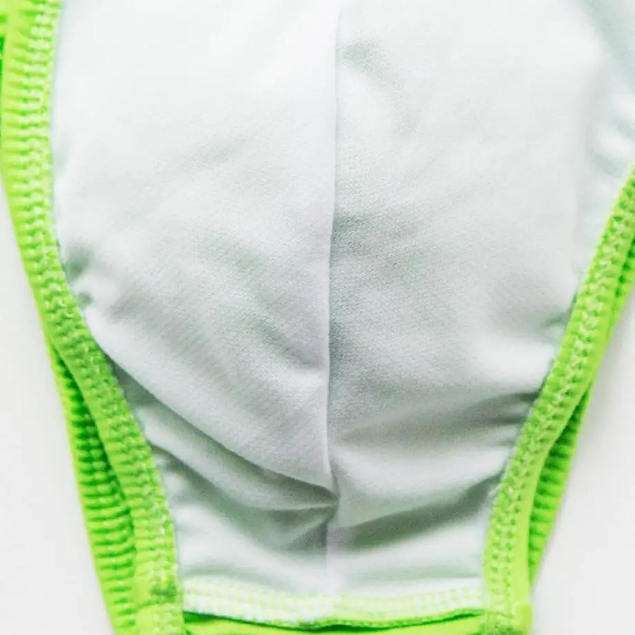 Мужские Трусы стринги с низкой посадкой синие эластичные для плавания пляжные