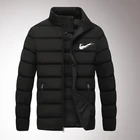 Мужская хлопковая куртка, повседневная спортивная теплая куртка для бега, уличная ветровка, новинка зимы 2021