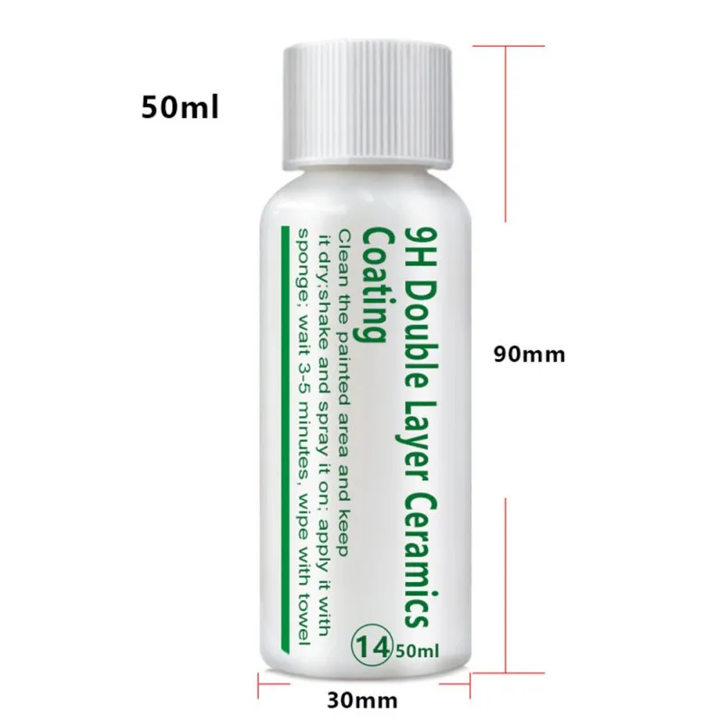 Жидкое нано керамическое покрытие для автомобиля 50 мл 9H|Фольга защиты краски| |