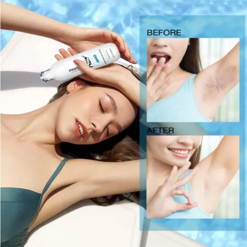 

100ml Gentle Spray Body Cream for Underarm Leg Hair Repair Skin Face Body Bikini Armpit Mild Depilatory Cream Hair Removal Spray