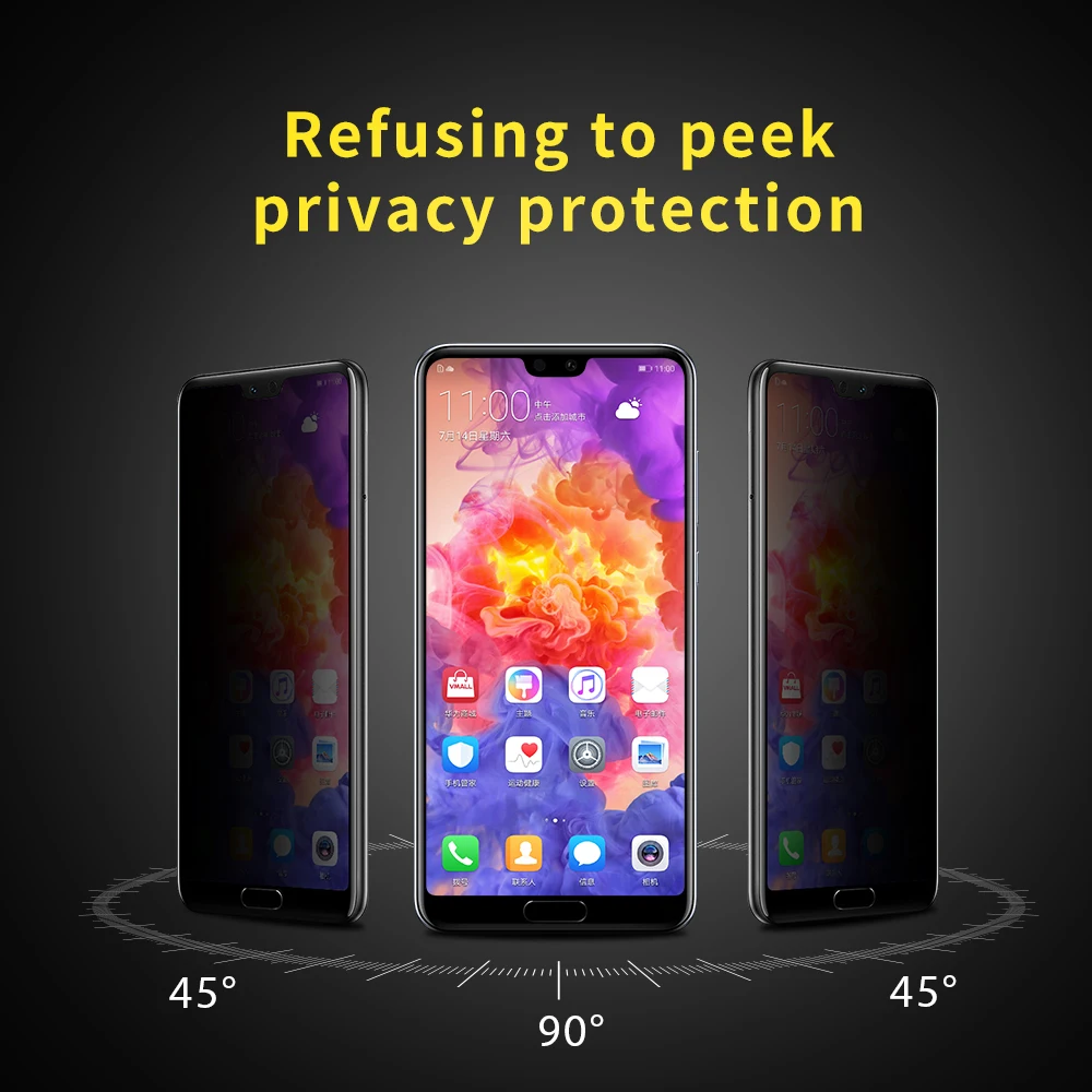 Закаленное стекло SmartDevil для Huawei nova 5i защита экрана анти-конфиденциальность