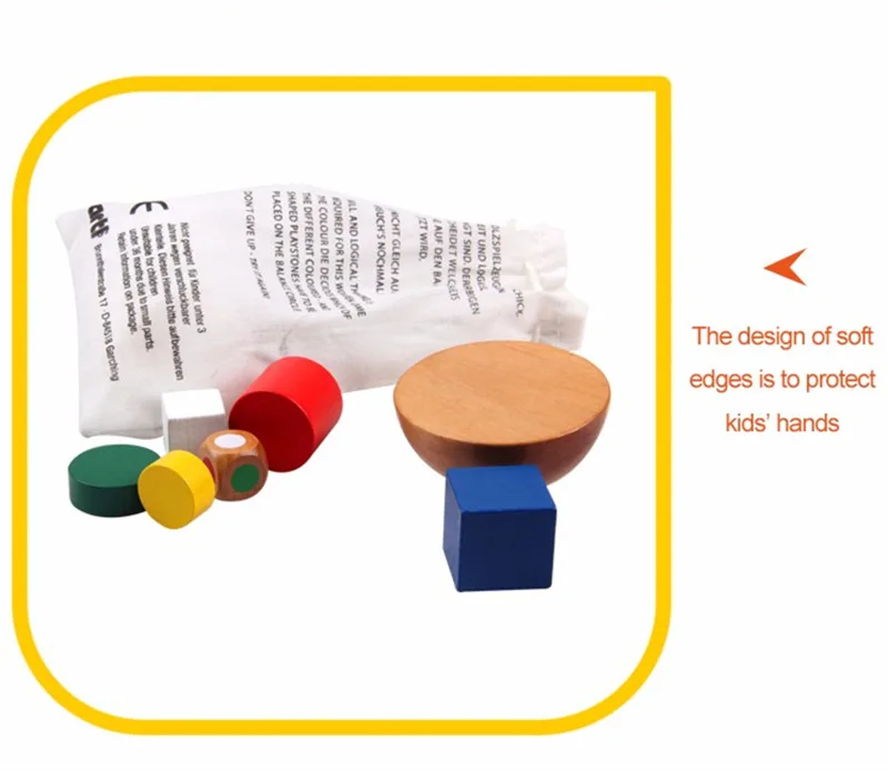 Montessori Color Shape Perceptivity Developing Educational Wooden Toys For Children Kids Birthday Gift Mictorio Infantil Chunks