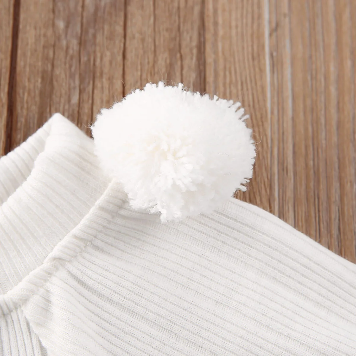 

2020 Fall Baby Girls Clothing Set 2Pcs Kids Winter Pom Pom Knitted Sweater Tops + Ripped Denim Jeans Toddler Sweet Outfits 1-5T